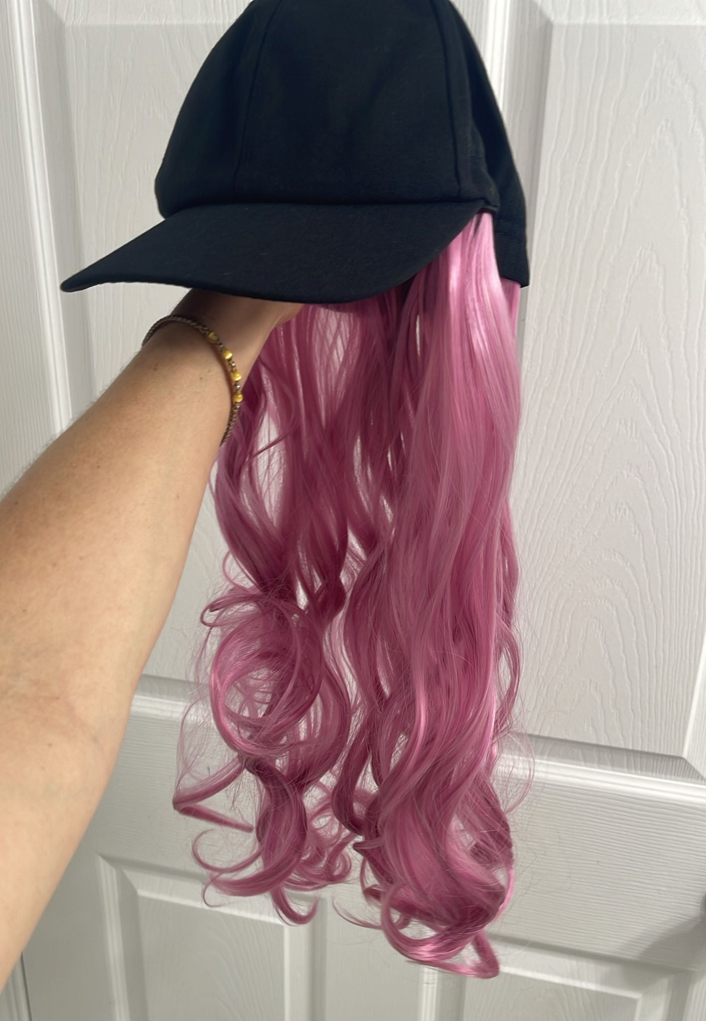 Chic-Curl Cap (With Real Hair Extension)