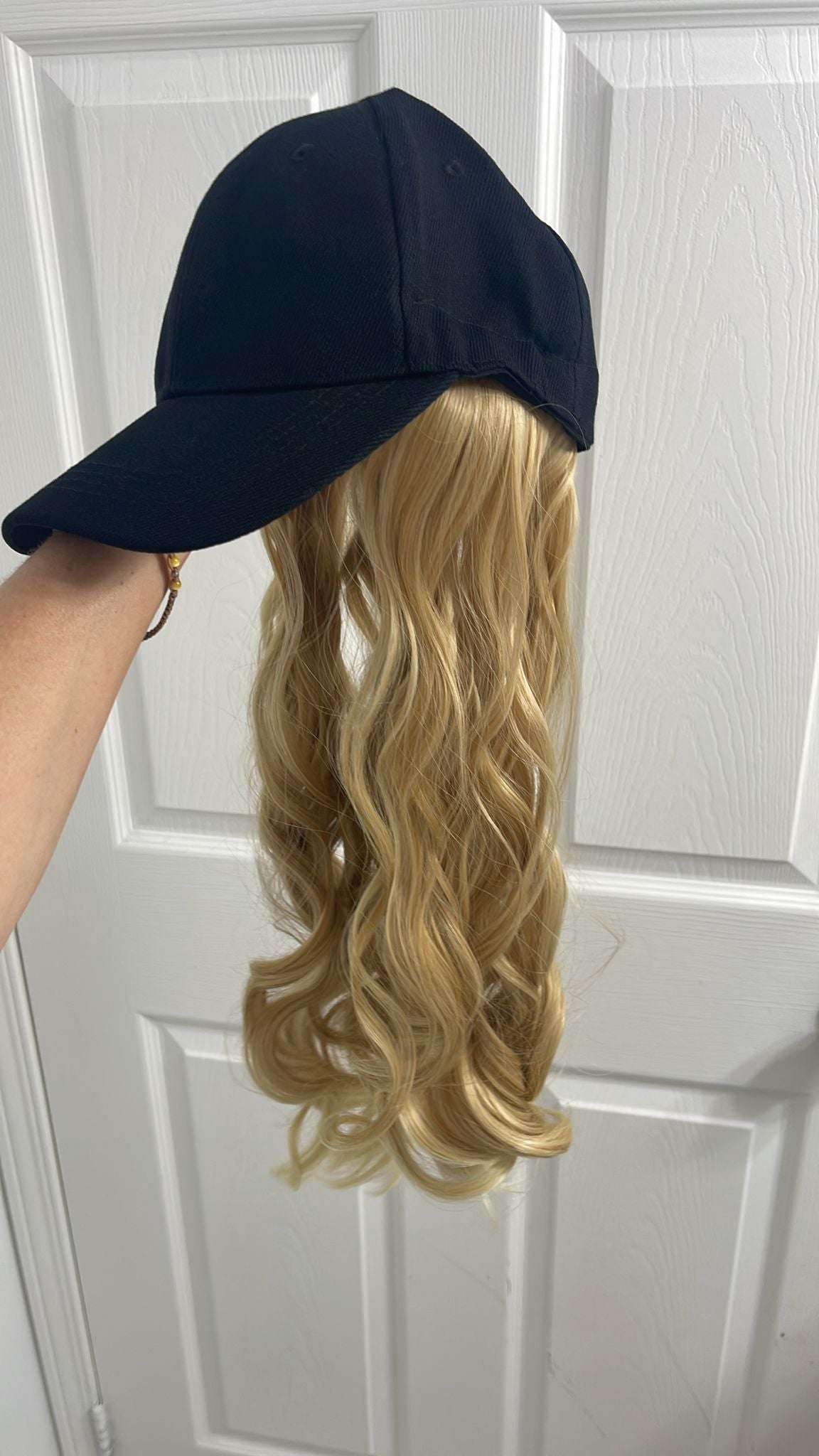 Chic-Curl Cap (With Real Hair Extension)