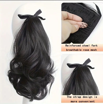 Pony Tail Extension + Holder